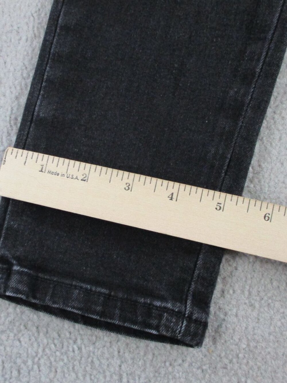 Mens Skinny Cobra Snake Jeans Size 28 Black Denim Distressed Embroidered Stretch - Picture 12 of 15